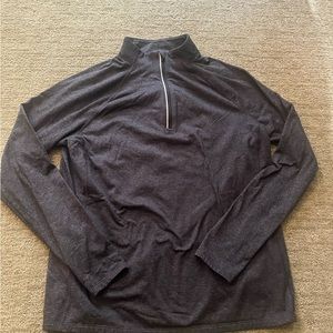 Charcoal women’s activewear quarter zip